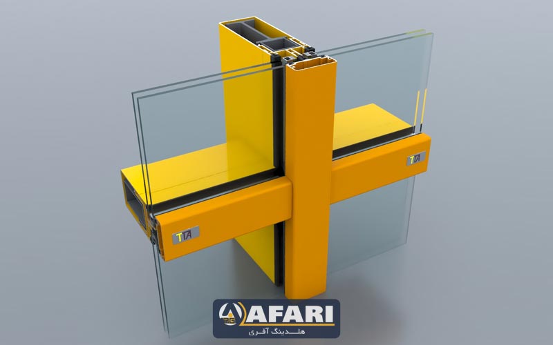 انواع نمای کرتین وال