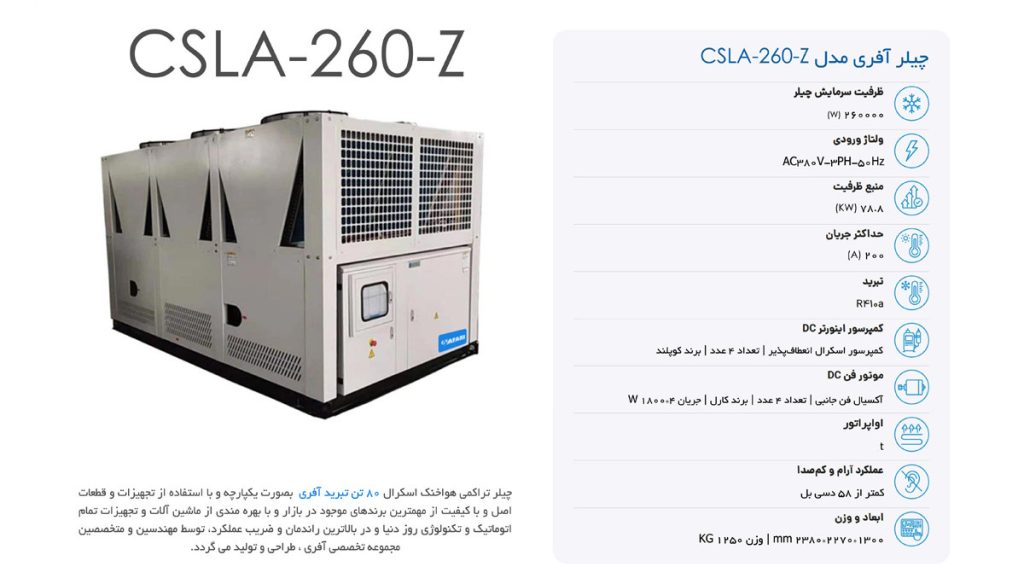 چیلر 80 تن آفری